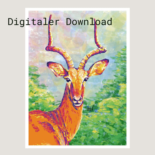 Impala - Digitaler Download zum Sofort Drucken
